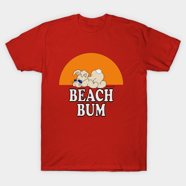 BEACH BUM Bunny T Shirt by ScottyGaaDo T-Shirt by ScottyGaaDo